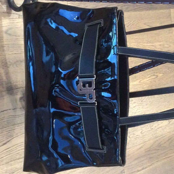 Donald J Pliner patent leather tote - Picture 3 of 12